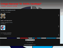 Tablet Screenshot of ilustrecolegionacionalemiliouzcategui.blogspot.com