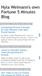 Mobile Screenshot of hw-fortune5minutes.blogspot.com
