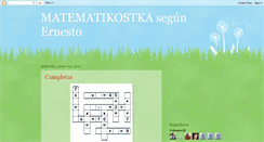 Desktop Screenshot of matematikostka.blogspot.com