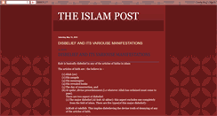 Desktop Screenshot of islam-post.blogspot.com