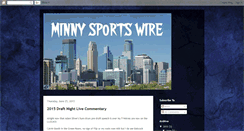 Desktop Screenshot of minnysportswire.blogspot.com