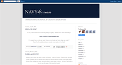 Desktop Screenshot of navyandcream.blogspot.com