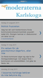 Mobile Screenshot of moderaternakarlskoga.blogspot.com
