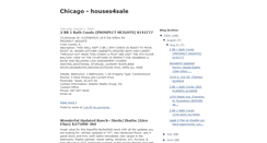 Desktop Screenshot of chicago-houses4sale.blogspot.com