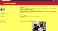 Desktop Screenshot of powerflowersnc.blogspot.com