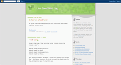 Desktop Screenshot of lionsteel.blogspot.com