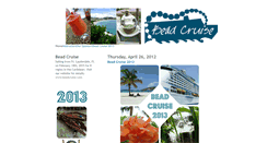 Desktop Screenshot of beadcruise.blogspot.com