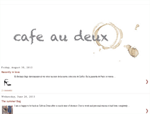 Tablet Screenshot of cafeaudeux.blogspot.com