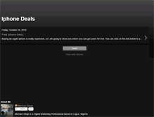 Tablet Screenshot of bestiphonedeals.blogspot.com