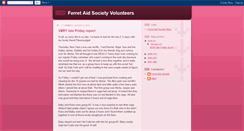 Desktop Screenshot of ferretaidsocietyvolunteers.blogspot.com
