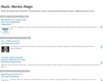 Tablet Screenshot of musicmoviesmagic.blogspot.com