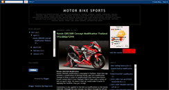 Desktop Screenshot of motorbikesports.blogspot.com