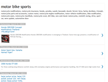 Tablet Screenshot of motorbikesports.blogspot.com