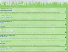 Tablet Screenshot of myfamilymywords.blogspot.com