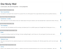 Tablet Screenshot of onenewlywed.blogspot.com