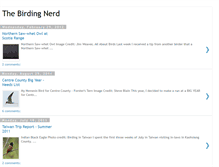 Tablet Screenshot of birdingnerd.blogspot.com