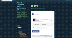 Desktop Screenshot of foroimefuniversitariovt.blogspot.com