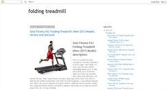 Desktop Screenshot of foldingtreadmillreview.blogspot.com