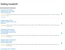 Tablet Screenshot of foldingtreadmillreview.blogspot.com