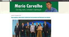 Desktop Screenshot of blogdomariocarvalho.blogspot.com