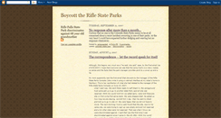 Desktop Screenshot of boycottriflefalls.blogspot.com