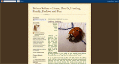 Desktop Screenshot of fetters-setters-for-the-ladies.blogspot.com
