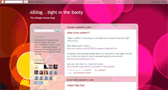 Desktop Screenshot of alblogtightinthebooty.blogspot.com