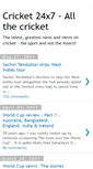 Mobile Screenshot of cricket24x7.blogspot.com