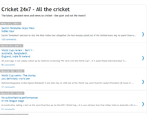 Tablet Screenshot of cricket24x7.blogspot.com