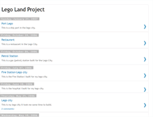 Tablet Screenshot of legolandproject.blogspot.com