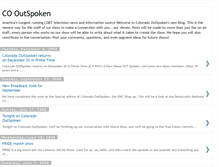Tablet Screenshot of coloradooutspoken.blogspot.com
