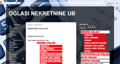 Desktop Screenshot of nekretnineub.blogspot.com