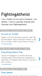Mobile Screenshot of fightingatheist.blogspot.com