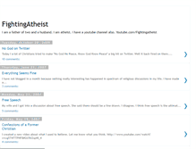 Tablet Screenshot of fightingatheist.blogspot.com
