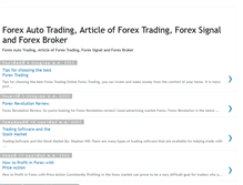 Tablet Screenshot of forexautotrading.blogspot.com