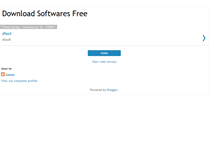 Tablet Screenshot of freesoftwaresdownload.blogspot.com