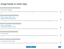 Tablet Screenshot of cheap-hotels-in-rome-italy.blogspot.com