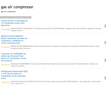 Tablet Screenshot of bestgasaircompressor.blogspot.com