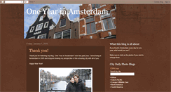 Desktop Screenshot of oneyearinamsterdam.blogspot.com