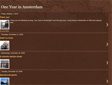 Tablet Screenshot of oneyearinamsterdam.blogspot.com