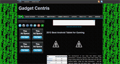 Desktop Screenshot of gadgetcentris.blogspot.com