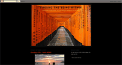 Desktop Screenshot of findingthebeingwithin.blogspot.com