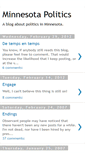 Mobile Screenshot of minnpolitics.blogspot.com