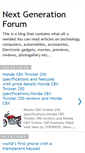 Mobile Screenshot of nxtgenforum.blogspot.com