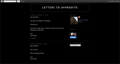 Desktop Screenshot of letterstoaphrodite.blogspot.com