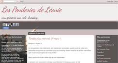 Desktop Screenshot of lespenderiesdeleonie.blogspot.com