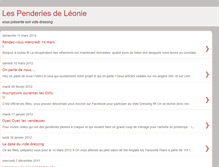 Tablet Screenshot of lespenderiesdeleonie.blogspot.com