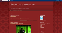 Desktop Screenshot of eventosemusicas.blogspot.com