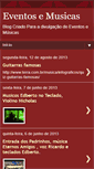 Mobile Screenshot of eventosemusicas.blogspot.com