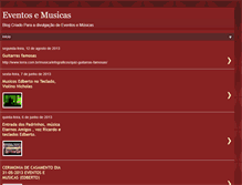 Tablet Screenshot of eventosemusicas.blogspot.com